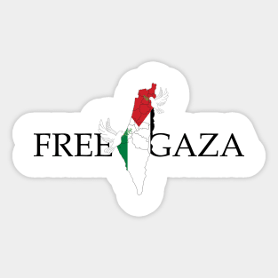 Free-Gaza Sticker